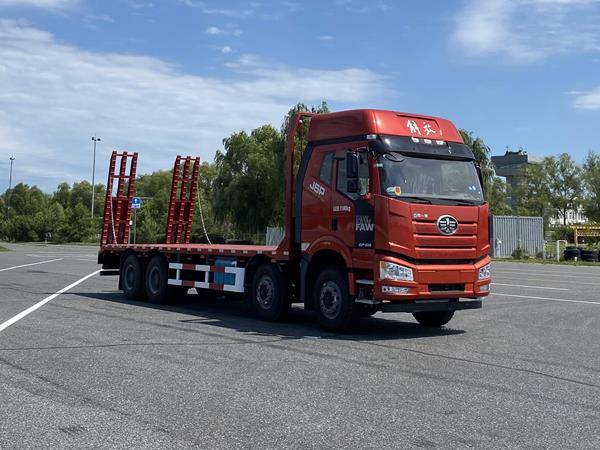 (國六)解放J6前四后八平板運輸車